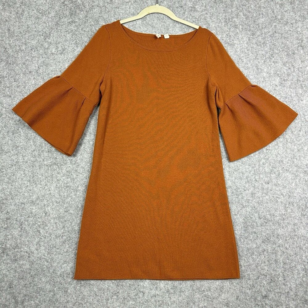 Anthropologie Moth Chester Bell Knit Tunic Dress Womens Medium Sweater Mini*